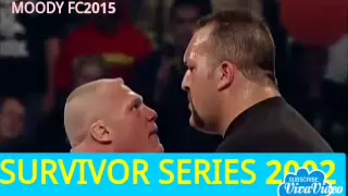 THE BIG SHOW VS BROCK LESNAR SURVIVOR SERIES 2002