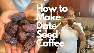 Date Seed Coffee | My Vegan Kitchen Life | Easy How To Make | Tasting | Healthy 😃