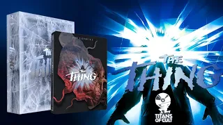 John Carpenter's The Thing Titans Of Cult 4k Blu Ray Steelbook Unboxing.