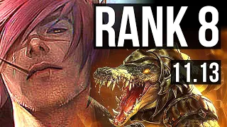 SETT vs RENEKTON (TOP) | Rank 1 Sett, Rank 8, 68% winrate, 5/4/17 | TR Challenger | v11.13