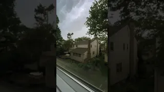 Severe Thunderstorm Rolling Into Nassau County, NY