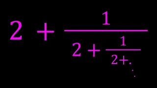 I Evaluated An Infinite Fraction