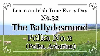 032 The Ballydesmond Polka No 2 Polka, A dorian (Polka, A dorian) Learn an Irish Tune Every Day.