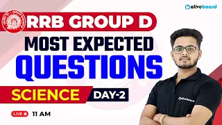 RRB Group D 2022 | Science | Most Expected Questions | Day - 02 | By Saurabh Sir