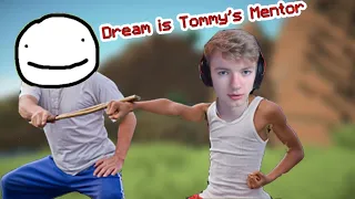 Dream teaches Tommyinnit how to PVP