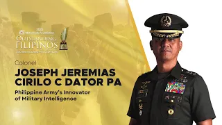 2023 Outstanding Filipino Colonel Joseph Jeremias Cirilo C Dator PA #BeyondExcellence (Full video)