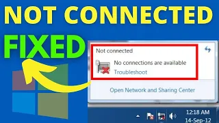 Tidak Terhubung - Tidak Ada Koneksi yang Tersedia Masalah Windows 7/10 [ASK]