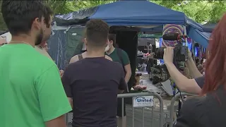 Tensions rose at the Penn pro-Palestinian encampment and 12 students have been disciplined