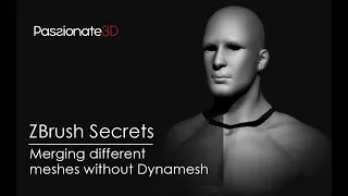 ZBrush Tips & Tricks : Merging Meshes Without Dynamesh