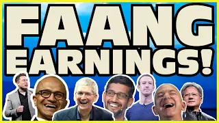 FAANG Earnings On DECK | Apple Stock Rises | Tesla Robotaxi Coming