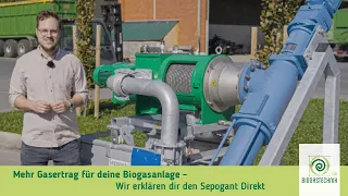 More gas yield for your biogas plant with Sepogant Direkt