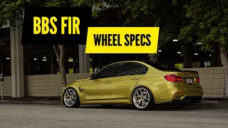 F80 M3 With AGGRESSIVE 20" Brushed Aluminum BBS FIR Wheels