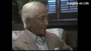 Play of Memory and Thought in creating real life illusions | J Krishnamurti | Real Life Illusions |
