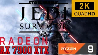 Star Wars Jedi Survivor  | RX 7900 XTX |  Ryzen 9 5900X |  Native 1440p | Epic Settings