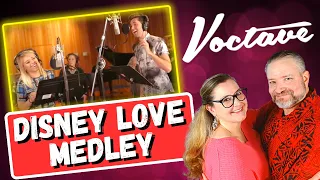 First Time Reaction to Voctave's "Disney Love Medley" with Kirstin Maldonado & Jeremy Michael Lewis