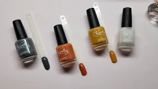 STARRILY LUXE FORMULA NAIL POLISH | A brand new to me | Colors: CRATER ▪︎ TERRACOTTA ▪︎ QUEEN BEE 💅🏼