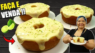 A Melhor Receita de Bolo de Limão com Cobertura que VOCÊ já viu !! Fofinho DEMAIS ! Faça e Venda