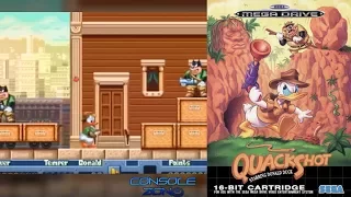 Quackshot starring Donald Duck (Дональд Дак: Атака Кваки) прохождение игры (Sega MD, 16-bit)