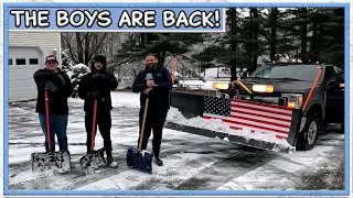 Full Day In The Life - (Residential Snow Plowing)