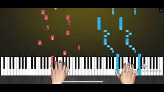 Mariage d'Amour | Waterfall Version | piano tutorial | (50% speed)