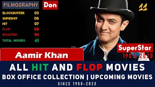 AAMIR KHAN FILMOGRAPHY (1988-2020) |All Movies Box Office Collection Hit Flop