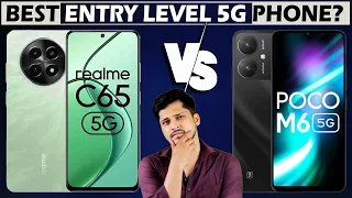 RealMe C65 5G vs POCO M6 5G Best Entry Level 5G Smartphone Comparison