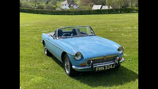 1971 MGB Roadster - For sale with Robin Lawton Vintage & Classic Cars