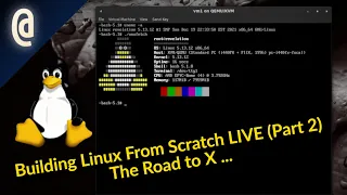 CHARITY STREAM: Building Linux From Scratch, the Road To X (Part 2)