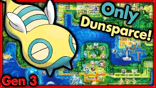 Can I Beat Pokemon Fire Red with ONLY Dunsparce? 🔴 Pokemon Challenges ► NO ITEMS IN BATTLE