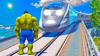 PODE HULK PARAR O TREM MAIS RÁPIDO DO MUNDO NO GTA V?