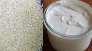 Diy rice cream get 10 years younger skin | anit-aging rice cream | how to get younger skin