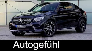 New Mercedes-AMG GLC 43 Coupé Preview Sound/Exterior neu 2017