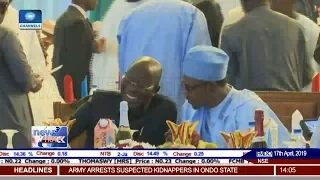 President Buhari Hosts Reps Members Elect