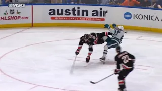 Rasmus Dahlin Hits Matt Nieto