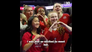 Ohio State Volleyball (BIG 10) -@Audrey Doering Meeting Sarah Sue❤️ Heart Warriors!