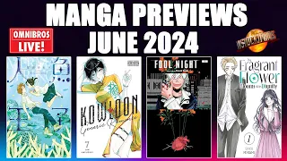 UPCOMING MANGA FOR JUNE 2024! | Omnibros Live!