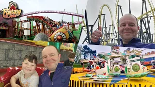 The Most Fun Family Day Out at Fantasy Island! Conquering our rollercoaster fears!