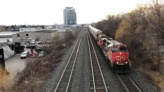 CN Train 276 & Go Train 627 (Nice Drivers)