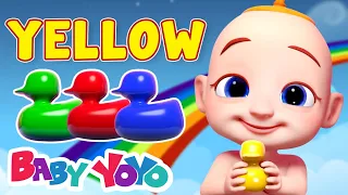 Learn Colors - Rainbow Ducks, Learning Video for Kids by Baby Yoyo World