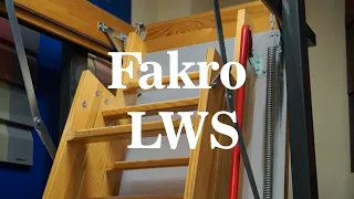 Складная деревянная чердачная лестница Fakro LWS