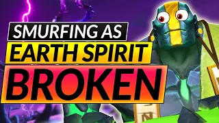 How to RANK UP with EVERY HERO - EARTH SPIRIT SMURF Builds and Tips ANALysis - Dota 2 Guide