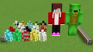 all golems and all maizen jj and mikey mobs combined?