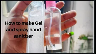 DIY HAND SANITIZER GEL AND SPAY USING ISOPROPYL ALCOHOL 91%/most effective and simple sanitizer.