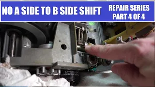 NSM 45 rpm mech repair (PART 4) - tone arm won't shift A side to B side