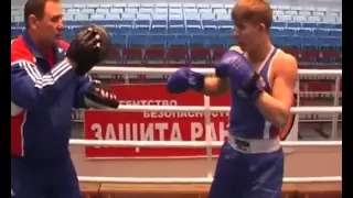 Boxing Pad Work  Russian school  Русская школа бокса работа на лапах