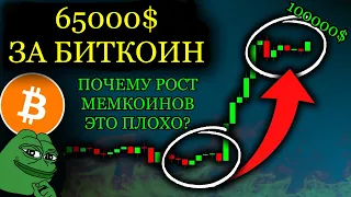 БИТКОИН - НОВЫЙ ХАЙ НА ЭТОЙ НЕДЕЛЕ! ПОЧЕМУ МЫ МОЖЕМ УВИДЕТЬ -40% в БЛИЖАЙШЕЕ ВРЕМЯ? Биткоин прогноз