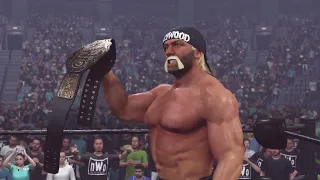 WWE 2K22-"Hollywood" Hulk Hogan vs. Goldberg WCW Heavyweight Championship