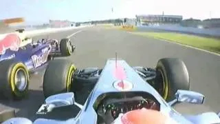 Incident between Vettel and Button at the start of the Japanese 2011 Grand Prix