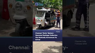 Chennai: 'Kutty' Battery-Operated Garbage Collection Van Musically Announces Its Arrival