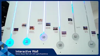 Interactive Wall | Sensor-Based Wall with LED Lights Experience